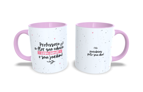 Caneca - Professora flor que educa - Imagem 3
