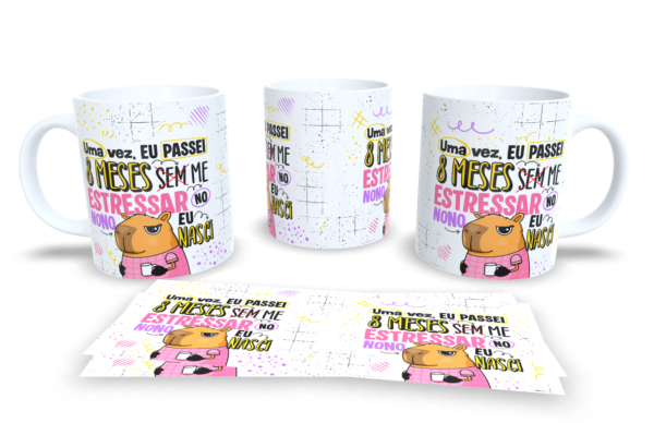 Caneca Branca - Capivara Humorada - Imagem 16