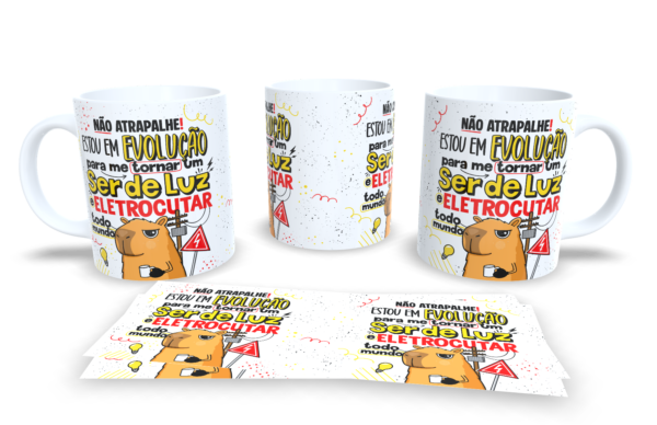 Caneca Branca - Capivara Humorada - Imagem 15