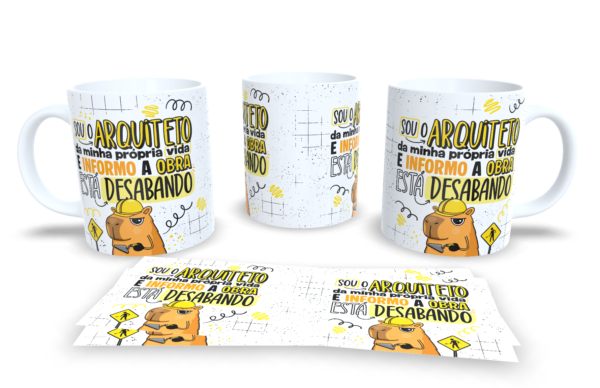 Caneca Branca - Capivara Humorada - Imagem 11