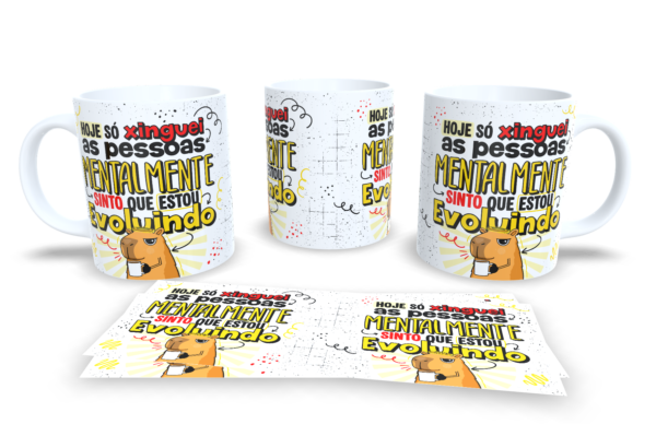 Caneca Branca - Capivara Humorada - Imagem 8