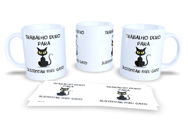 Caneca - Trabalho duro para